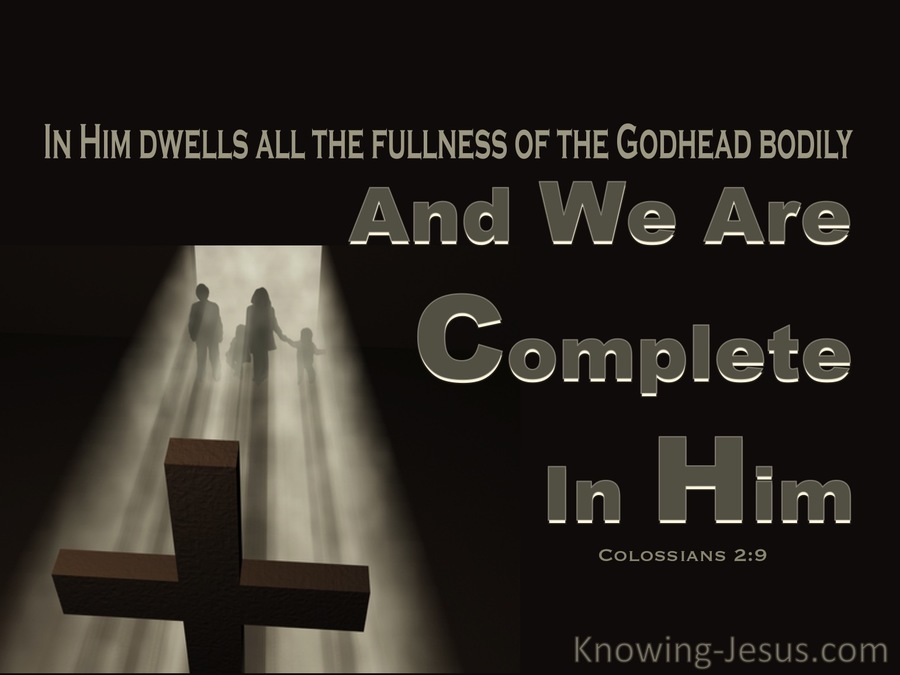 Colossians 2:10 Complete in Him (devotional)05:30 (black)